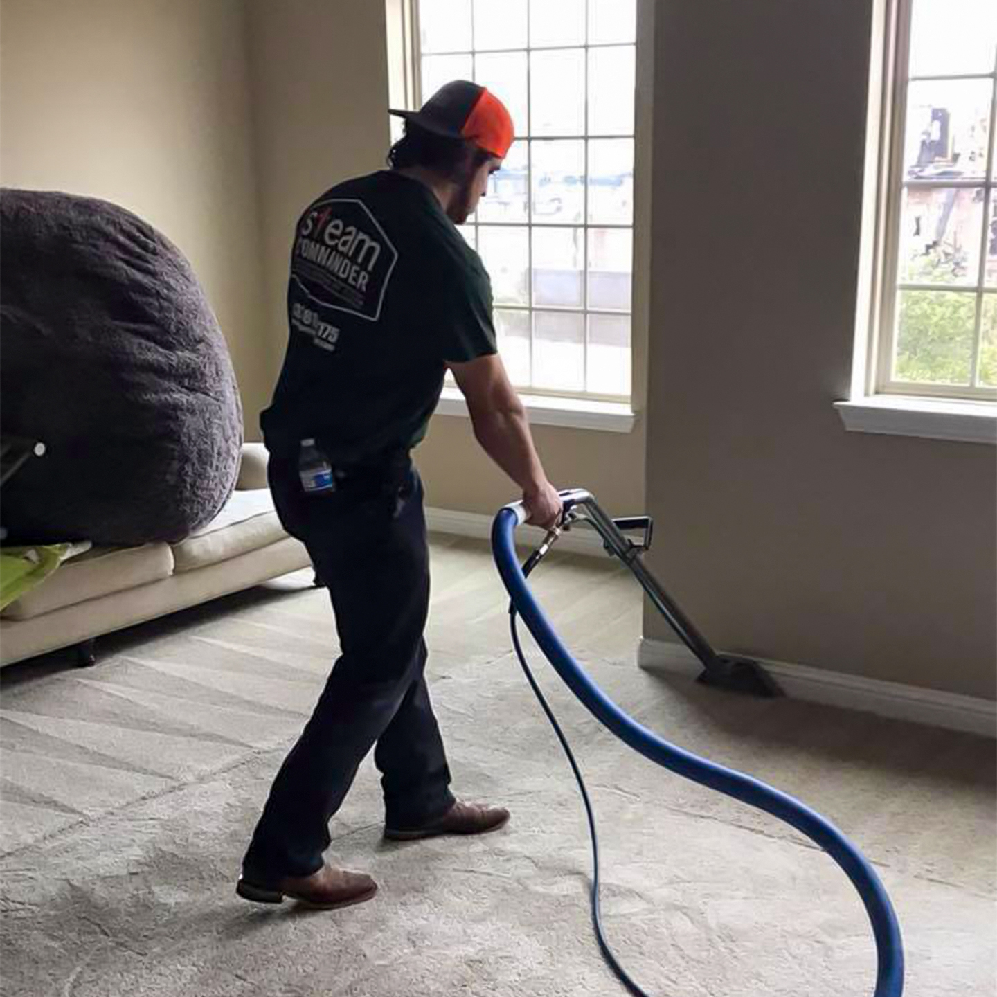 Residential Steam Carpet Cleaning In Houston