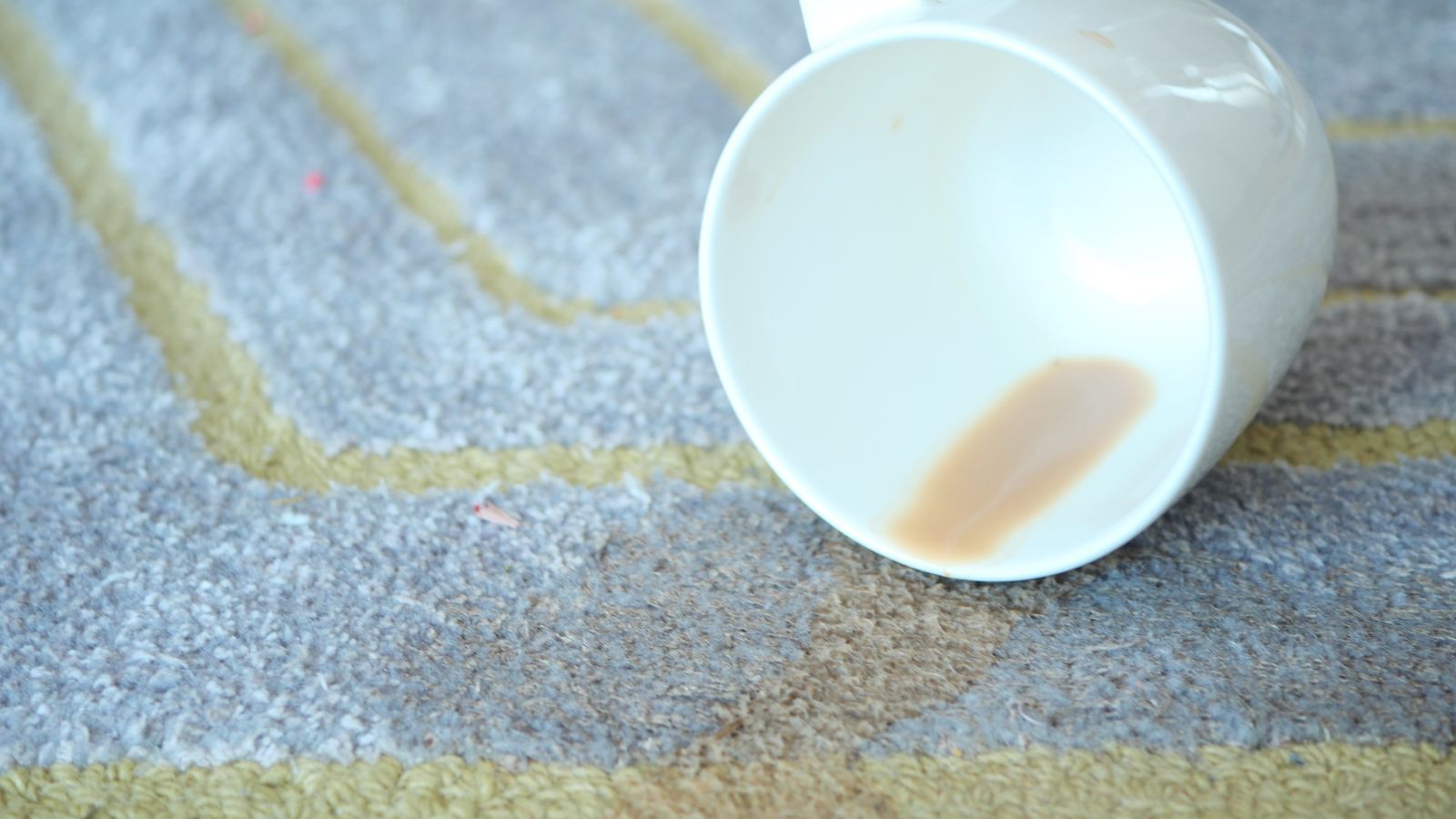 Spilled Coffee on a Carpet