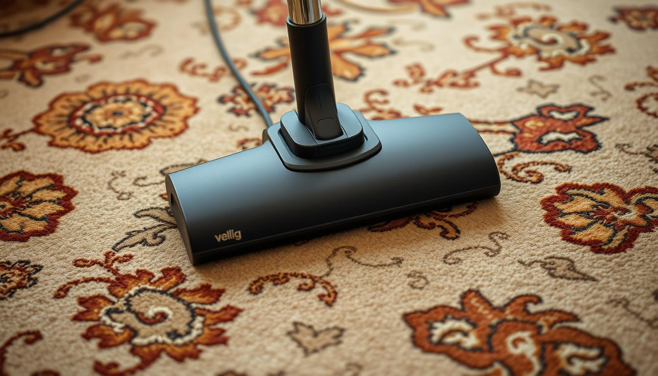 Vacuum maintenance on carpet