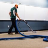 Professional Steam Cleaning of a Local Business