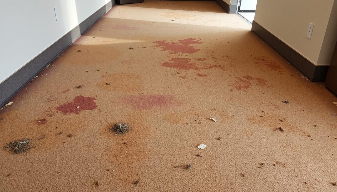 Commercial deep carpet cleaning