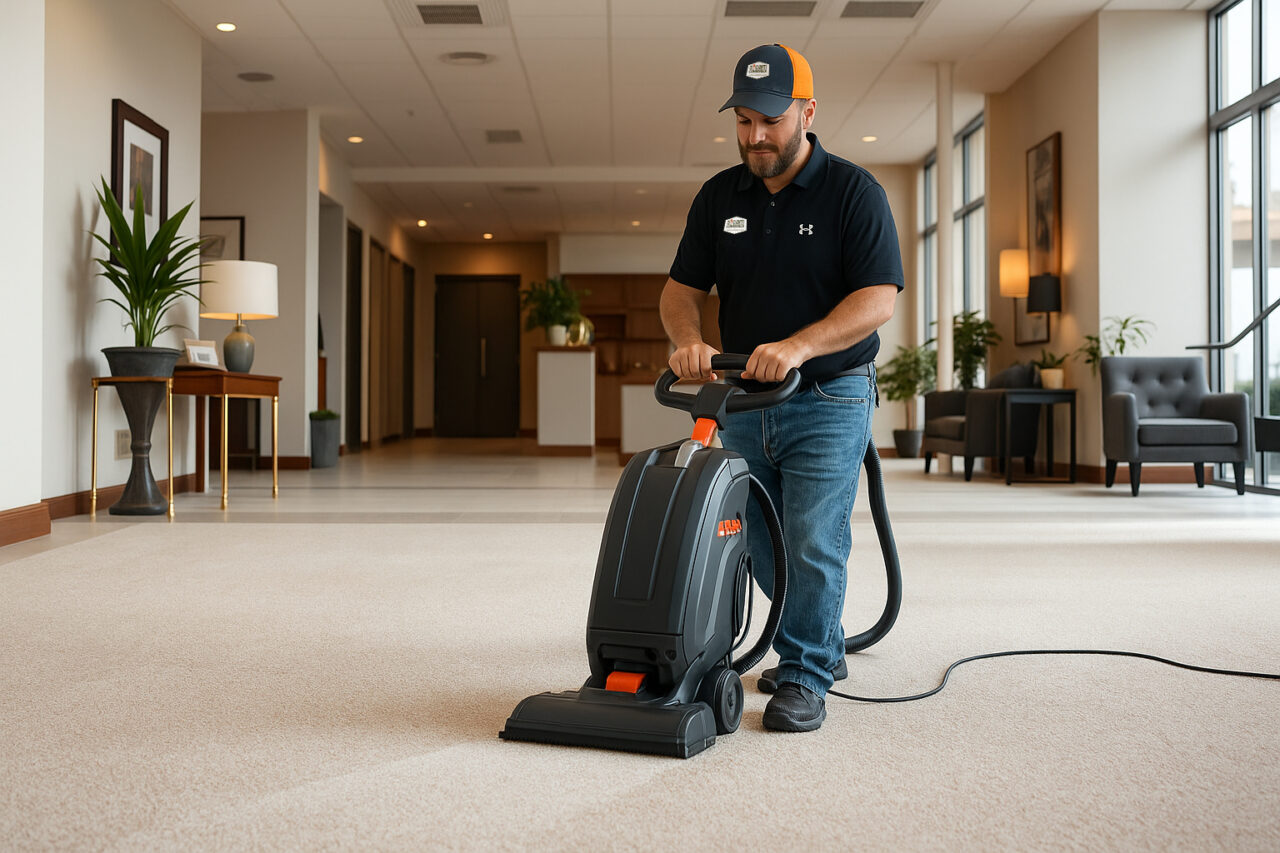 Steam Commander professional commercial carpet cleaning in Houston