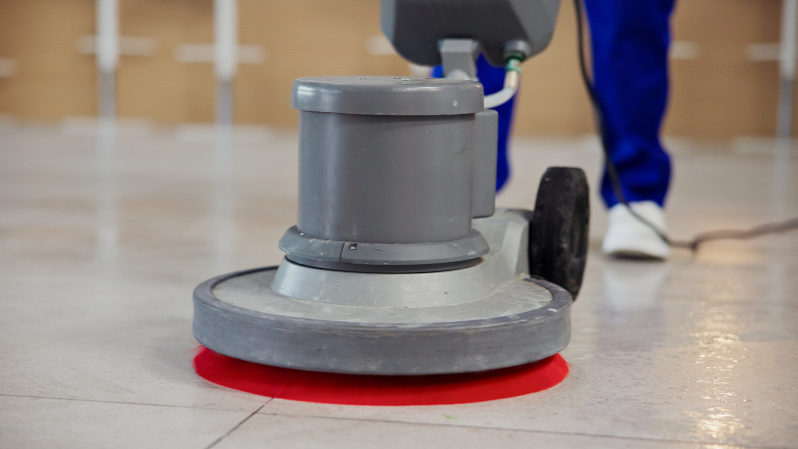 Tile Cleaning with a Special Machine