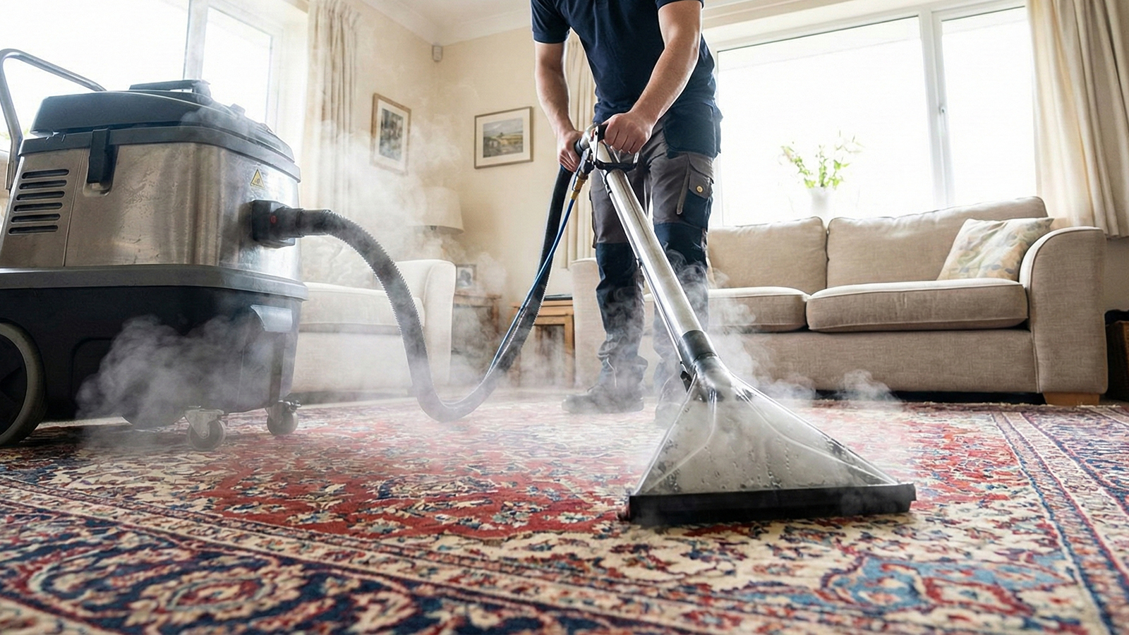 Steam Carpet Cleaning - The Hot Water Extraction Process