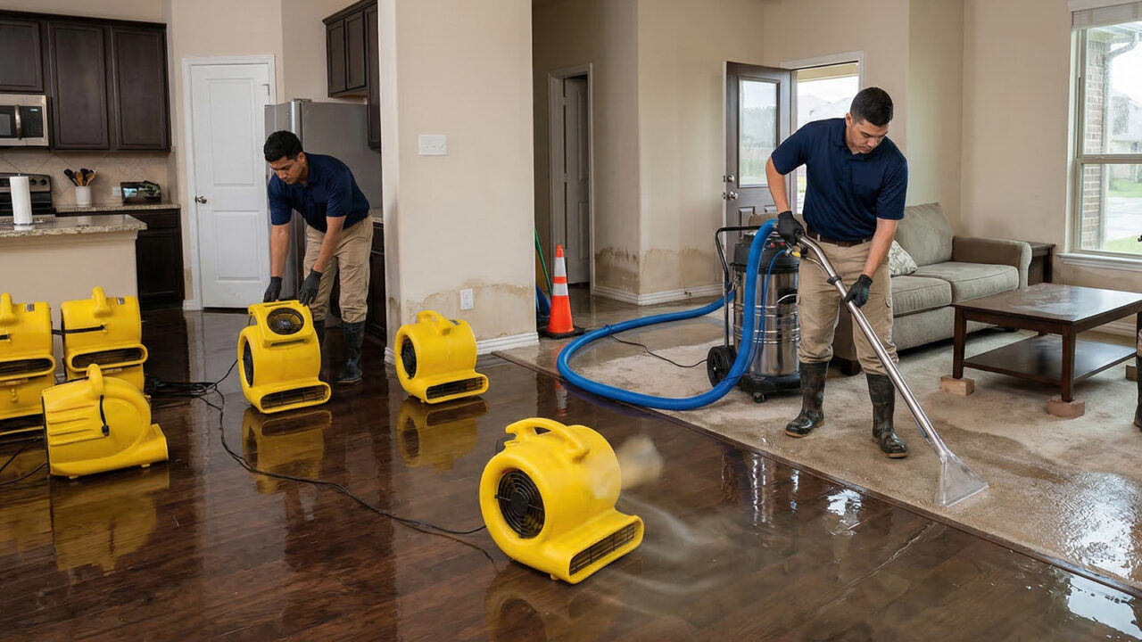 Flooded home in Houston