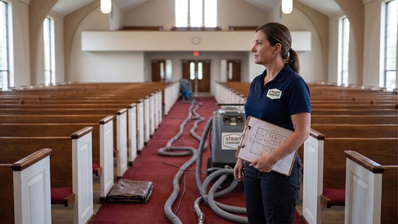 Commercial Carpet Cleaning for Churches